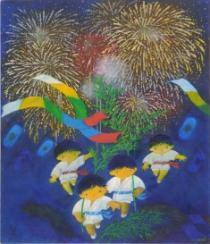 「夏祭り」山北敏比幸(三重県)