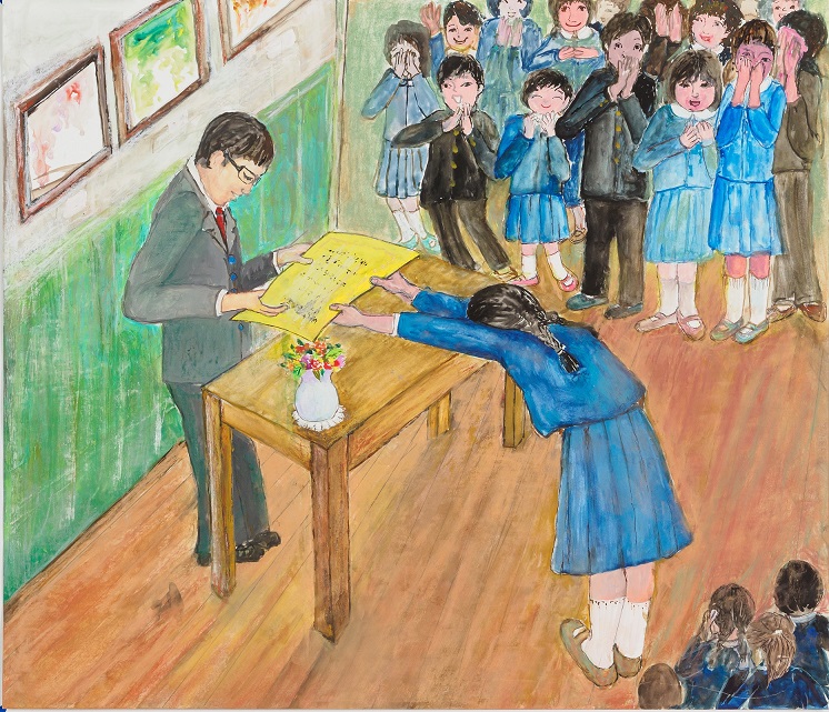 「私が絵を描くきっかけになったのは・・・」道下れい子