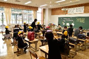 新1年生、初めてのホームルーム