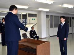 救命活動を行った男性に感謝状