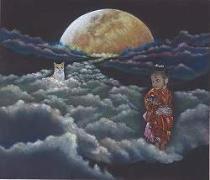 「悲しい夢を見る君へ･･･月を連れてむかえに来たよ」田口涼子 （千葉県）