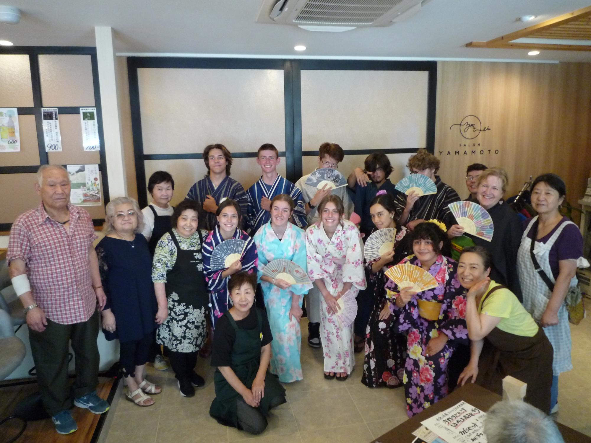 浴衣着付け体験