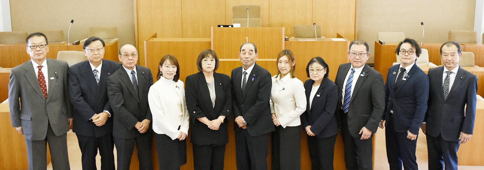 湯沢町議会集合写真