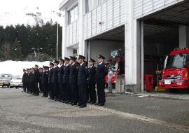 湯沢町消防出初式